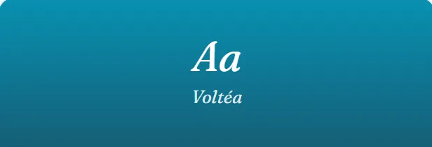Déclinaison Équipe technique : dégradé indigo à motif de l'identité visuelle Voltéa